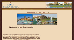 Desktop Screenshot of lakesofbellaterra.org